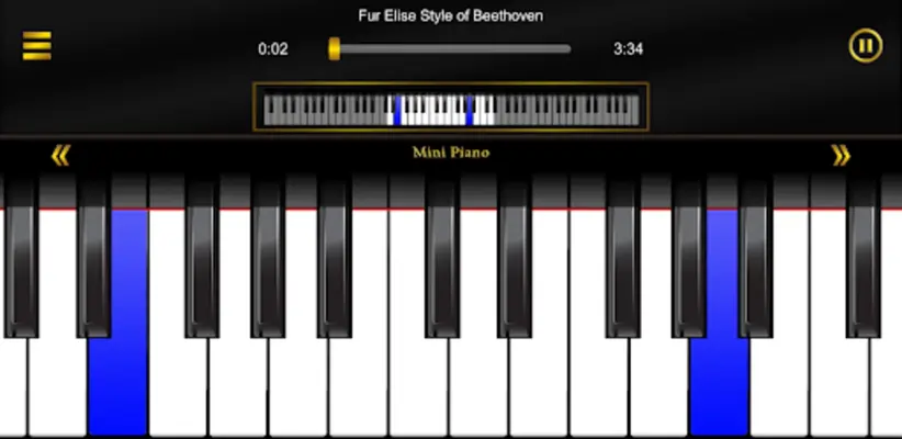 Mini Piano ® android App screenshot 1